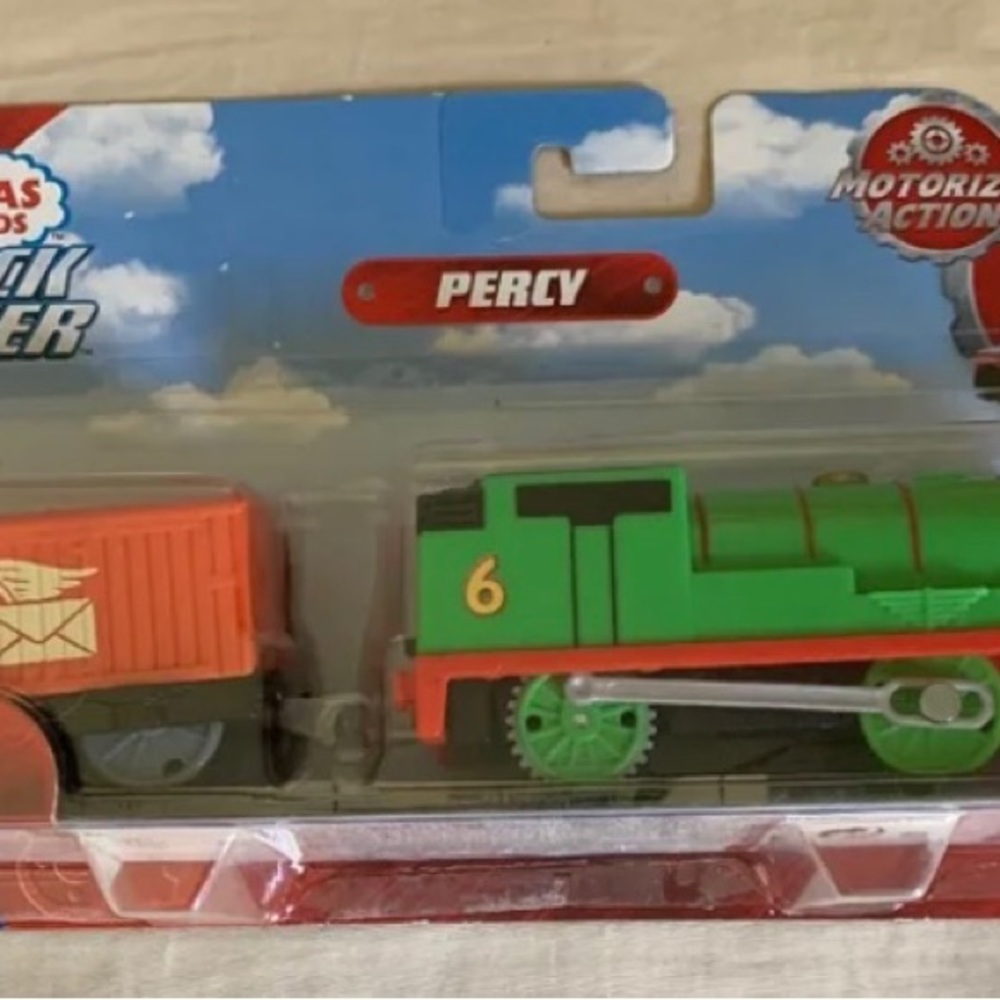Thomas & Friends Track Master #6 Percy Tank Engine Train Mortorized Action New